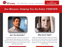 Tablet Screenshot of gosober.org